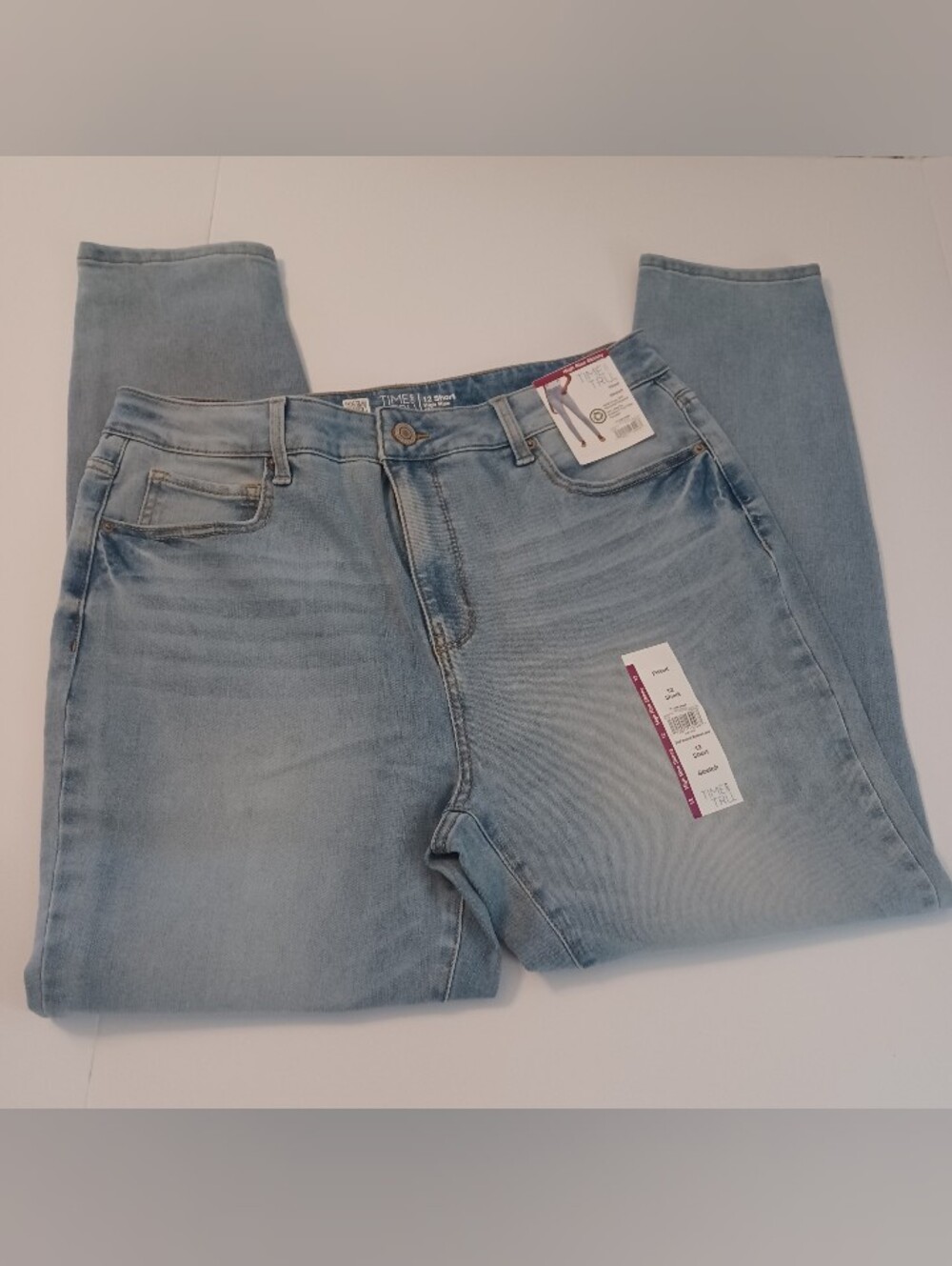 Time And Tru High Rise Skinny Sz 12 P SHORT